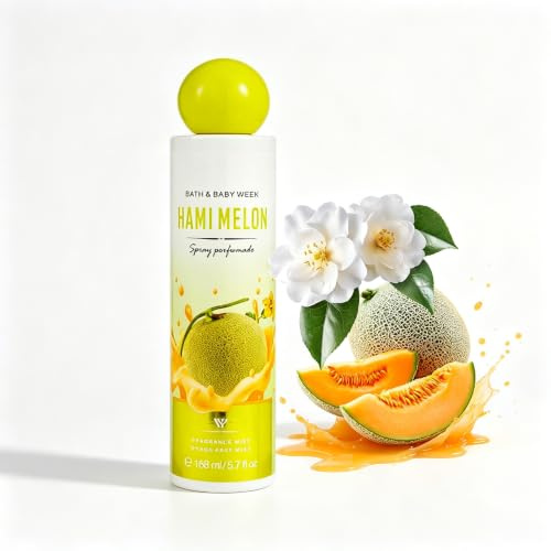 Eau De Parfum FüR Damen,Parfum Damen,Hami Melon Fragrance, Lang Haar KöRper ParfüM,Body Mist FüR Frauen,Teenager MäDchen Geschenke, FüR Den Alltag168 Ml