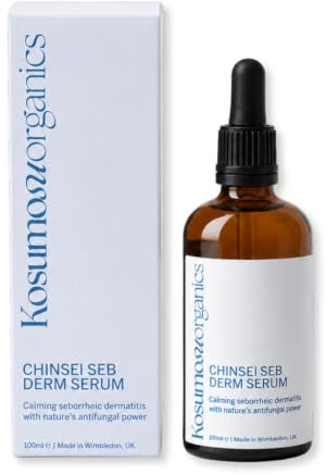 Chinsei Seborrheic Dermatitis Serum for Itchy Flaky Skin - Targets Malassezia Fungal Yeast - C8 MCT, Squalane & Tea Tree - Psoriasis, Cradle Cap, Beard Dandruff - 100ml