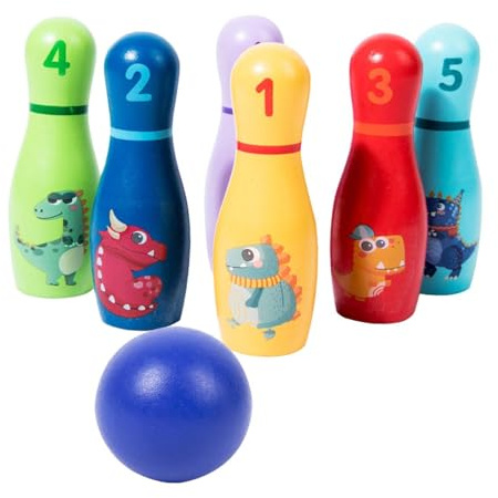 TWTCZOZ Bowling Set für Kinder, Lernspielzeug, Bowling Sportspielzeug, Bowling Spielzeug für Drinnen Und Draußen – Zum Valentinstag