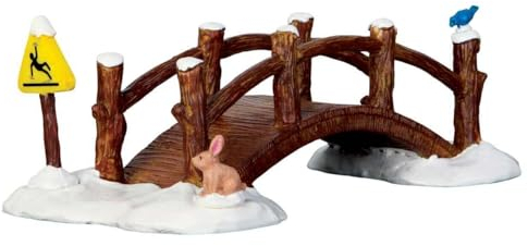 LEMAX - Split Rail Footbridge 63276 Holzbrücke Weihnachtsdorf Winterdorf