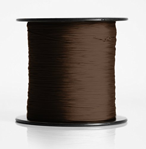 Schnur für Plissee, Rollo, Jalousette 0,8 mm Spannschnur Plisseeschnur zubehör (Braun, 20 Meter)