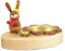 Rudolphs Schatzkiste Osterdekoration Teelichthalter Häsin mit Herz BxHxT 10x6x7cm NEU Osterdeko Kerzenhalter Kerze Hase Osterhasenfigur Ostern Osterei Frühling Erzgebirge Seiffen Blumen