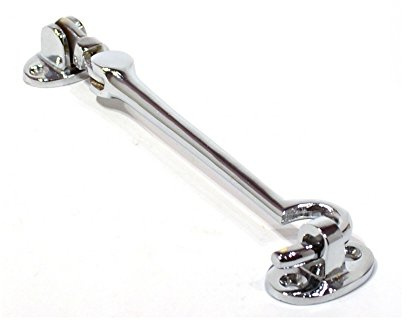 Dzina Cabin Hook Silent Pattern 200mm (8 Inch) Chrome Pack of 1