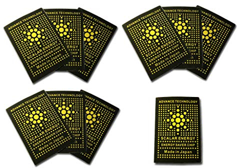 Strahlenschutz Anti Radiation Sticker EMF Schutz Blocker Neutralisierer - Aufkleber zur Strahlungsreduktion Strahlungsschutz für Handy / Tablet / Haushaltsgeräte / Scalar Energy Protection (10 Stück)