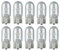 24 Volt - 10 Stück - W5W - T10 - W2,1x9,5d - 5Watt - Nfz LKW Beleuchtung - Glühlampe, Glassockellampe, Glühbirne, Soffitte, Lampen E-Prüfzeichen [STVZO zugelassen] - Hallenwerk