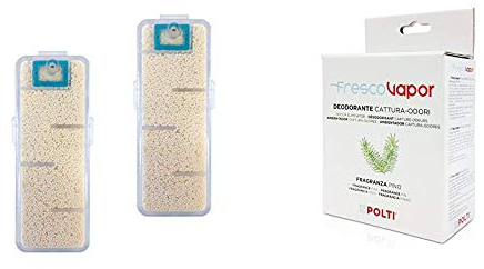 Polti PAEU0336 Kit Filtri Anti Calcare per Scope a Vapore & PAEU0285 Frescovapor Deodorante Cattura Odori per Vaporetto