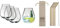 Riedel O 5515/67 Gin Tonic Optical Gläser Set 4 Stück + Gratis 4er Set EKM Living Edelstahl Strohhalme (Kupfer)