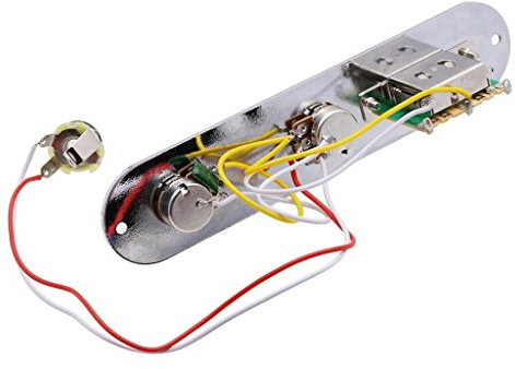 Tenlacum Vorverdrahtete Steuerplatte, 3-Wege-Schalter für Tele Telecaster Gitarrenteile
