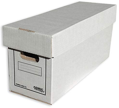 Comic Concept Comic Box (lang), mit Deckel, stapelbarer Karton