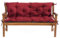 Mayaadi Home Gartenbankauflage Bankauflage Bankkissen Sitzkissen Polsterauflage Sitzpolster Bordeaux 150x60x50cm
