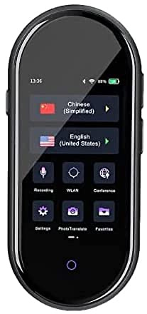 Language Translator Device - HiHo Lingo Plus instant translator, 137 Online Languages, 16 Offline Languages, Speech or Photo Translation, Pocket Sized 3” Touchscreen Display