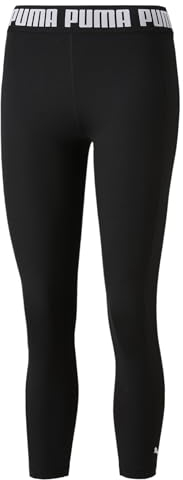 PUMA Damen Train Strong High Waist Full Tight Strumpfhose, Schwarz, S
