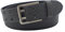 NK Belt GmbH Handgemachter Herren Ledergürtel aus Büffelleder mit Doppeldorn Schnalle, Made in Germany, Anzug Jeans Gürtel 43mm #DD-15 (Schwarz, 105cm Gesamtlänge 120cm)