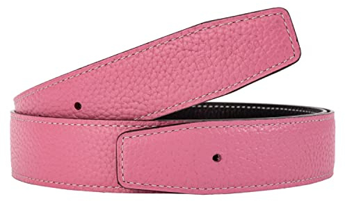Vatee's Umkehrbare Ledergürtel für Männer Ersatzgurt Ohne Schnalle 34/38mm | Echtledergurt, Klassischer Stil, Verstellbarer Gürtel, 29mm/34mm/38mm Breit