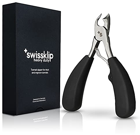 Swissklip Fußnagelknipser | Robuster Zehennagelknipser I Zehennagelknipser für dicke Nägel I Big Toe Nagelknipser für dicke Zehennägel I Robuster Nagelknipser für dicke Nägel