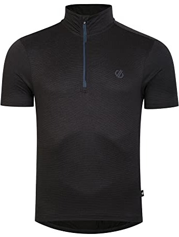 Dare 2b Herren Pedal It Out Jersey T-Shirt, black marl, L