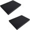 Mousse de Polyuréthane pour Rembourrage Coussins, Canapés, Chaises, Jardin, Protection, Emballage, Modélisme, Cosplay (30 x 20 cm, 2 Pièces, Noir)