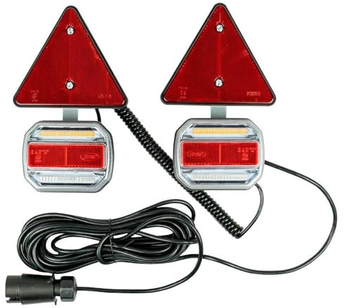 KIT MAGNÉTICO DE 2 PILOTOS LED Y 2 CATAREFLECTANTES