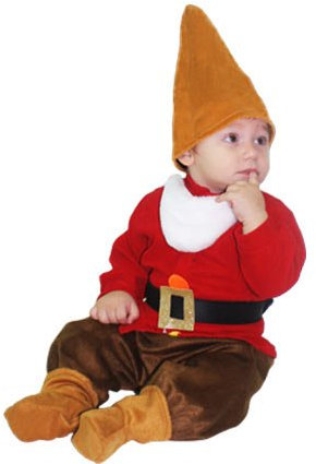 TheCartoonWorld Vestito costume di carnevale BRONTOLO/CUCCIOLO neonato (7/9 mesi, Brontolo)
