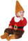 TheCartoonWorld Vestito costume di carnevale BRONTOLO/CUCCIOLO neonato (7/9 mesi, Brontolo)
