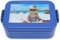 MEPAL Brotdose für Kinder – 900ml – Lunchbox mit Fächern, auslaufsicher – Brotdose mit Foto personalisierbar – robust, BPA-frei – Bento Box blau – ideal für Schule, Kindergarten – 18,5 x 12 x 6,5cm