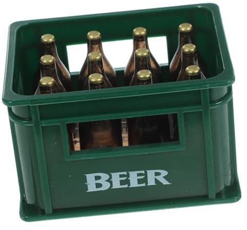 UPKOCH Kasten Mini-bierimitat Bar-Spielzeug Miniaturdekoration Spielzeuge Miniatur-weinflasche Miniatur-Bierflaschen Spielzeug Für Kleinkinder Kleines Schmücken DIY Harz Zubehör Baby