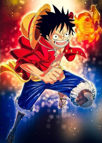 GLXPOG Anime Cartoon Diamond Painting Erwachsene, 5D Diamant Painting Bilder Erwachsene, DIY Diamanten Malerei Stickerei Set Kreuzstich Handgemachte Geschenke Home Wand Dekor 30x40cm