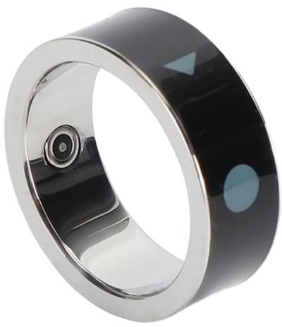 Smart Ring für Frauen, Magnetisch Aufladbarer Seitenwender mit Bluetooth Fernbedienung, Wasserdichter Video Scrolling Ring für Kamera, Musik, Elektrisches Buch (Größe 22)