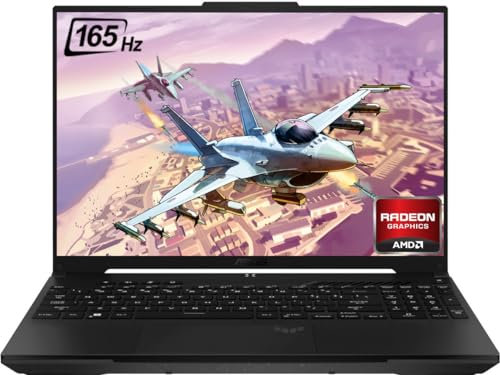 ASUS TUF A16 Gaming Laptop, 16 165Hz FHD 16:10 Display, AMD Ryzen 7 7735HS(> i9-11900H), AMD Radeon RX7700S 8G, 32GB DDR5 RAM, 2TB NVMe SSD, Backlit KB, HDMI, RJ-45, Win 11, w/BWE Accessories