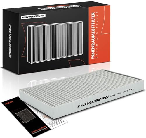 Frankberg Innenraumfilter Pollenfilter mit Aktivkohle Kompatibel mit A4 800 A4 8E2B6 A4 Avant 8E5B6 A6 4B2C5 A6 Avant 4B5 Allroad 4BHC5 Replace# 4A0819430A