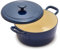 GreenPan Bobby Flay - Forno olandese rotondo in ghisa smaltata con coperchio, doppie maniglie, adatto per forno fino a 120 °C e adatto a induzione, coperchio auto-imbastitente, ultra resistente, per