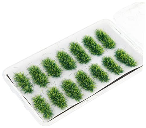 DIYEAH Boxes Faux Grass Mat Model Landscape Materials Miniature Landscape Artificial Grass Tufts