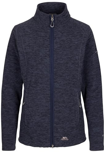 Trespass Womens Fleece Full Front Zip Jumper Ladies Outerwear Sweater with Pockets And Drawcord Hem Marled Fleece Jacket Added Warmth Top Reply