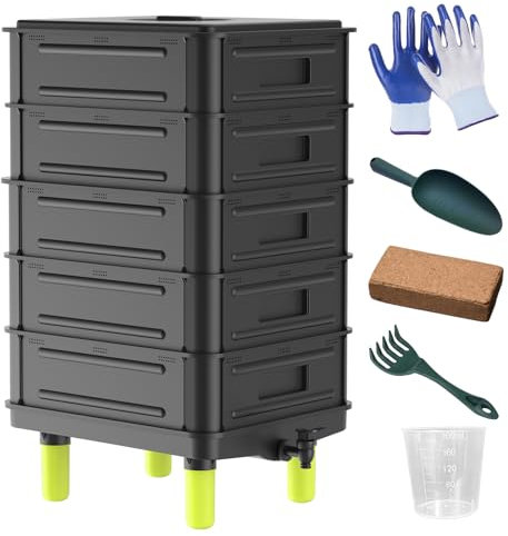 T006 5-Tray Worm Composter