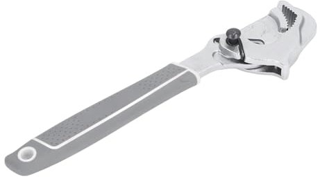 Llave Autoajustable, Llave Autoajustable Ajustable de Boca Ancha Giratoria de 180 Grados de Liberación Rápida de 12 Pulgadas, Llave de Plomería Multifuncional de 300 Mm y Llave
