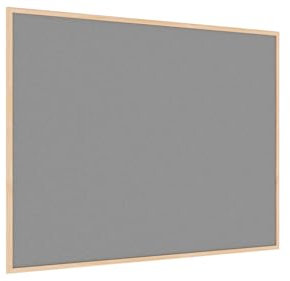 ALLboards Filztafel mit Holzrahmenn 120×90 cm, Grau