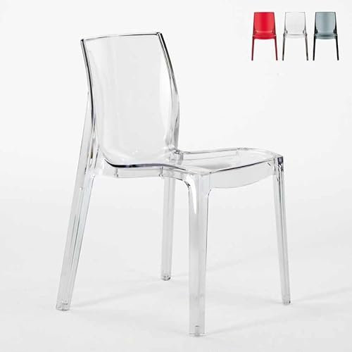 Produce Shop Silla Transparentes Cocina Bar Femme Fatale Grand Soleil Diseño policarbonato - Transparente