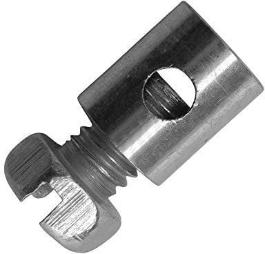 ADJUSTABLE CABLE LOCK BARREL CLAMP THROTTLE 6MM 7.2MM GUIDE HANGER END STOP VINTAGE MOPED ROLLER SCOOTER MOTORBIKE BRAKE ACCELERATOR GAS