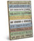 ARTFAVES® Wandbild Holzschild mit Spruch - FAMILIENREGELN - Türschild Retro Vintage Deko Bild Geschenk - Familie, Zuhause