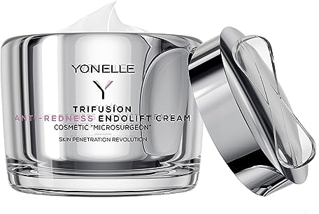 YONELLE Endolifting Gesichtscreme Damen empfindliche Haut mit sichtbaren Äderchen - Verjüngende Nacht Tagescreme Gesicht - Gesichtspflege mit Vitamin P in NANODISCS™ und Peptiden 55ml