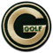 Golf Logo - Iron on Patches Adhesive Emblem Stickers Appliques, Size: 4,3 x 4,3 cm