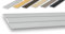 (9,49 EUR/m) Übergangsprofil 38 x 1700 mm silberfarben selbstklebend flach Nahtdeckprofil Dehnungsfugenprofil Abdeckleiste Übergangsleiste