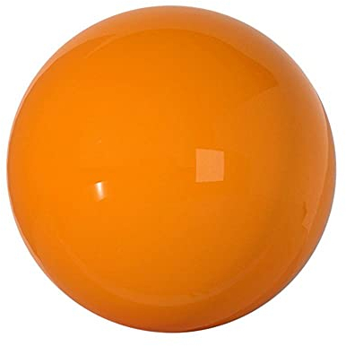 Edelstahl Dekokugel, 60mm [5 Stück] Hohlkugel, Runde Kugel, Edelstahlkugel, Metallkugel, Hohlkugel-Orange