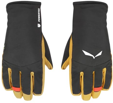 Salewa Ortles Powertex Tirolwool® Responsive Handschuhe Women, Schwarz, 8/L