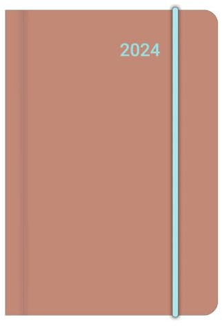 BLUE SPRUCE 2024 - Diary - Buchkalender - Taschenkalender - 8x11,5: Mini Flexi Diary EarthLine