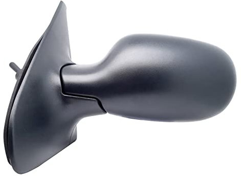 BSSTORE Rétroviseur Extérieur Noir pour CLIO de 2001 à 2005 à Réglage Manuel (Gauche - Côté conducteur)