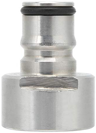 QANYEGN 2 Stück Edelstahl-Kugelverschluss-Fasskupplung, Adapter-Kugelverschluss-Fasskupplung, Inklusive G5/8-Zoll-kompatibler Schnellkupplung