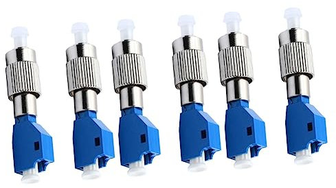 OSALADI 6 Der Glasfaseranschluss bläulich blueriiot FC auf Buchse Adapter Hybrid-Konverter-Adapter FC- auf LC-Buchsenadapter -Adapteranschluss mischen Meter