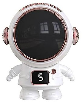 rongweiwang USB Ventilator, klein, 3 Geschwindigkeiten, verstellbar, für Tisch, Schlafzimmer, kabelloses Kühlgerät, Heimbüro, Wohnheim, Outdoor, Camping, Geschenke, Weiss