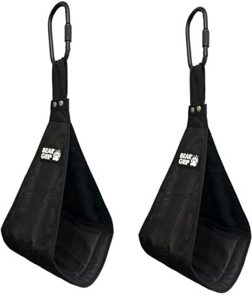 BEAR GRIP - Premium AB Sling Straps, Bauchtrainingsgerät (schwarz)